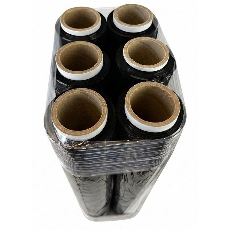 Folia Stretch Negro 23mic 1,5kg X 6 Box