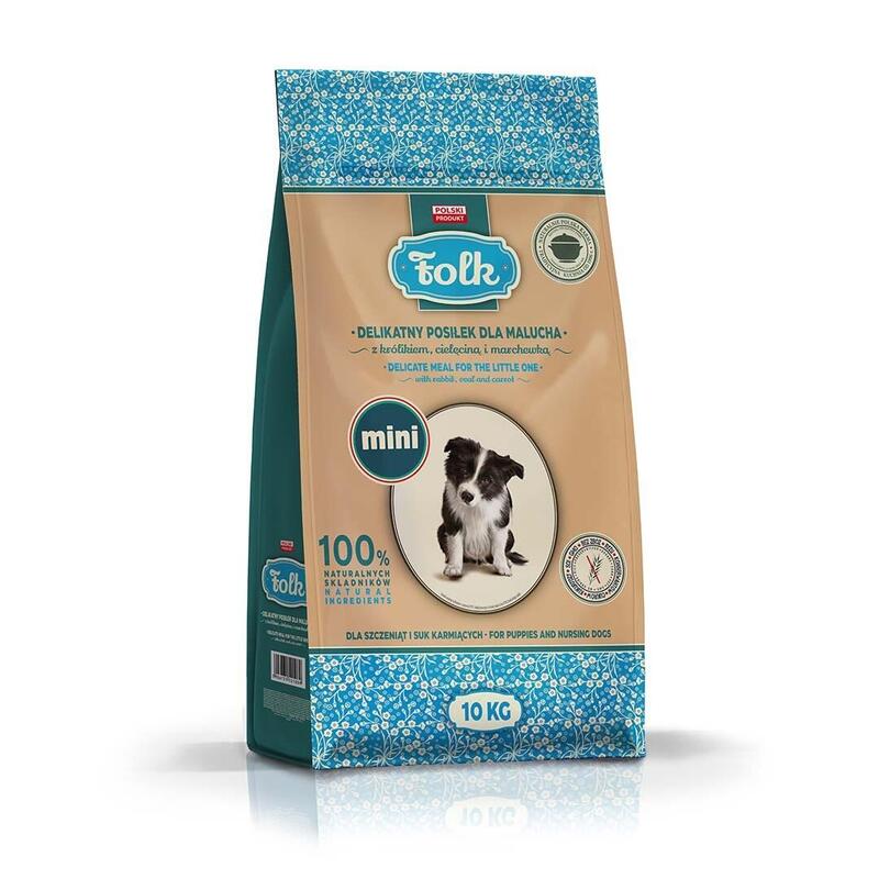 Folk  Con Conejo, Ternera Y Mini Zanahorias 10kg