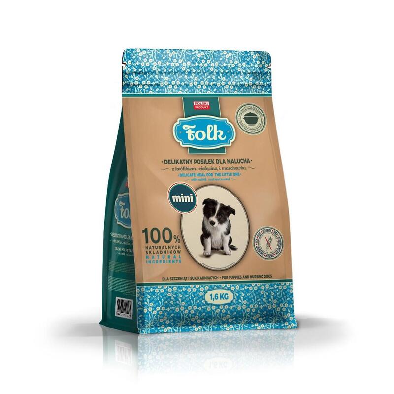 Folk  Con Conejo, Ternera Y Mini Zanahorias 1,6 Kg