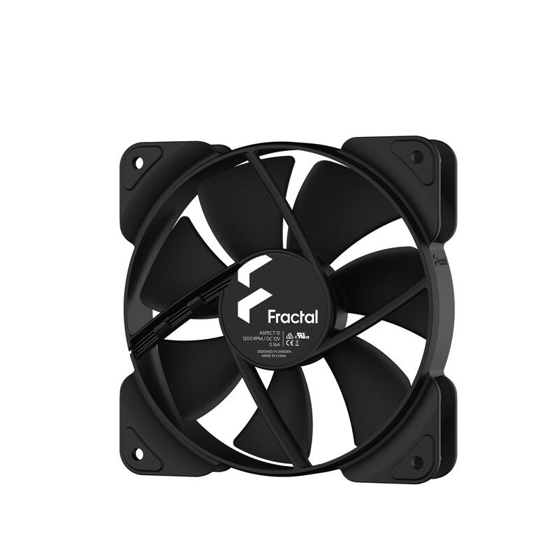 Fractal Design Aspect 12 Ventilador 12 Cm Negro Fd-F-As1-1201