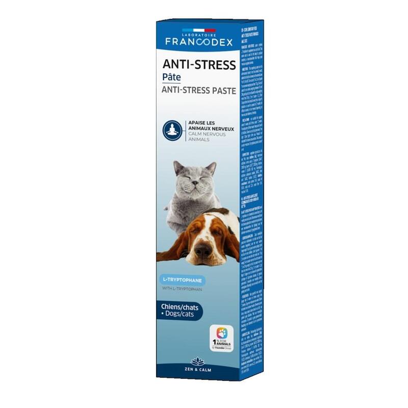Francodex Anti-Stress Paste - Snack Para Perros Y Gatos - 100 G