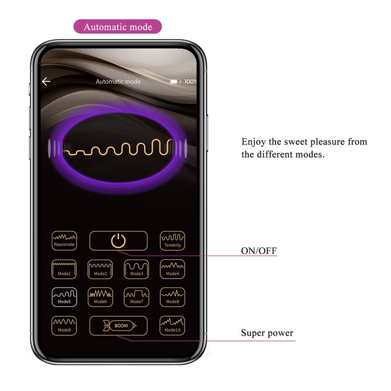Pretty Love - Franz Masajeador & Vibrador App Gratutita Morado