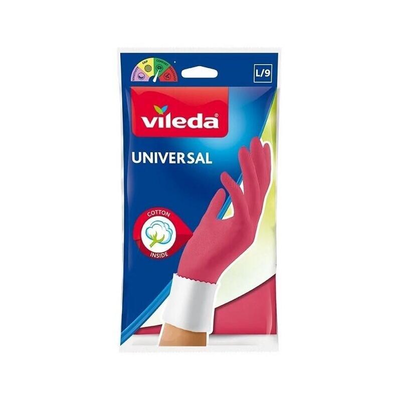 Fregona Plana Vileda Ultramax Box Con Set De Cocina  1 Par De Guantes Universal + 1 Paño De Cocina Actifibre Pro