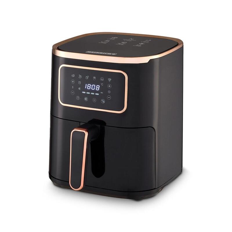 Freidora De Aire Heinrich''S Hfr 8216  Caliente 5.0 L 1450 W Negro