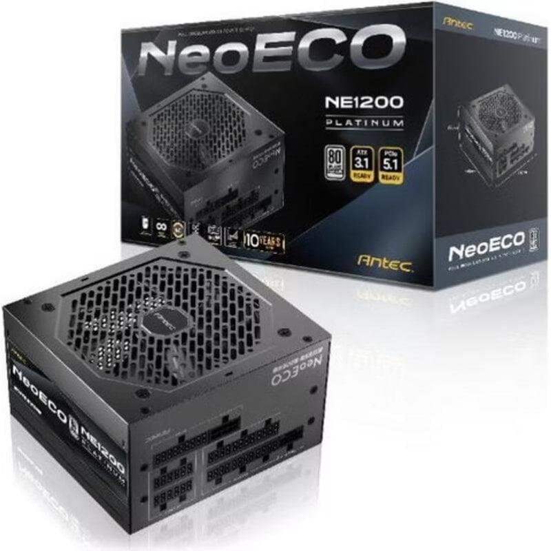 Fuente Alimentacion Antec Modular Neoeco 1200w 80+ Platinum Atx 3.1 Pcie 5.1  0-761345-20217-6