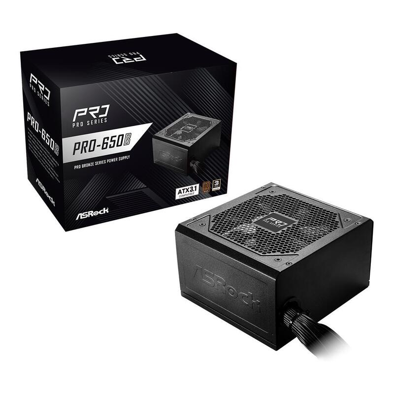 Fuente Alimentacion  Asrock Atx Pc 100 - 240 V 650 W Pro-650b