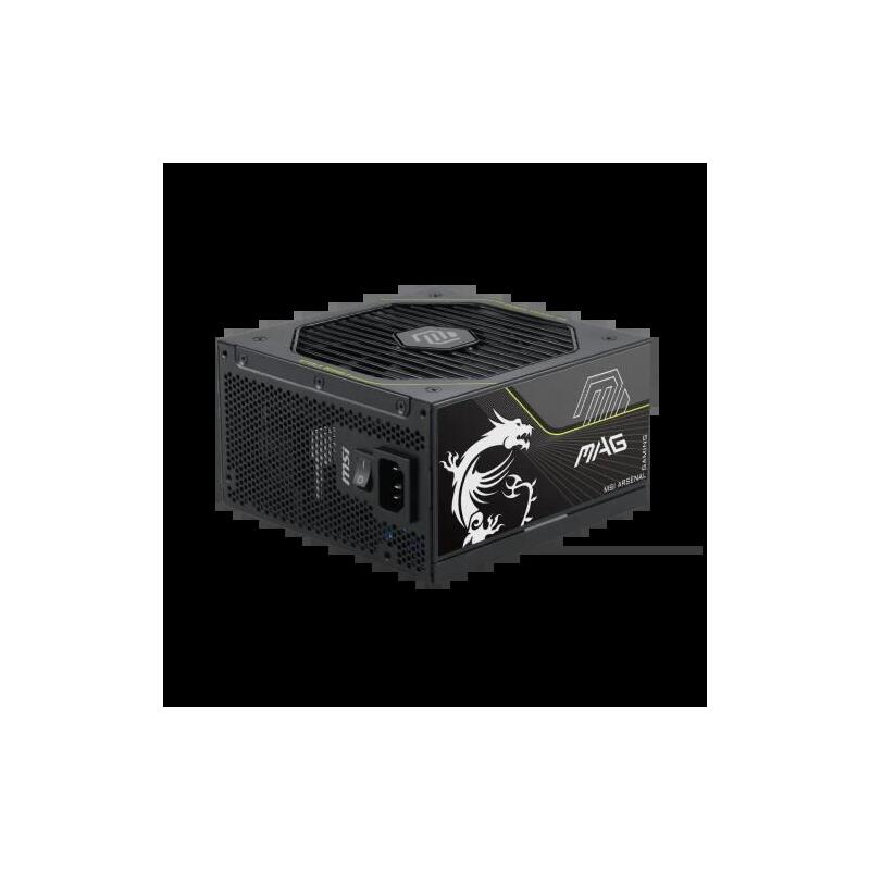 Fuente Alimentacion Msi Mag A1200pls Pcie5,Psu,1200w,80 Plus Platinum,Modular,135mm,Active Pfc,1xpci-E 5 (12+4 Pin),4xpci-E (6+2 Pin),8xsata (15 Pin)