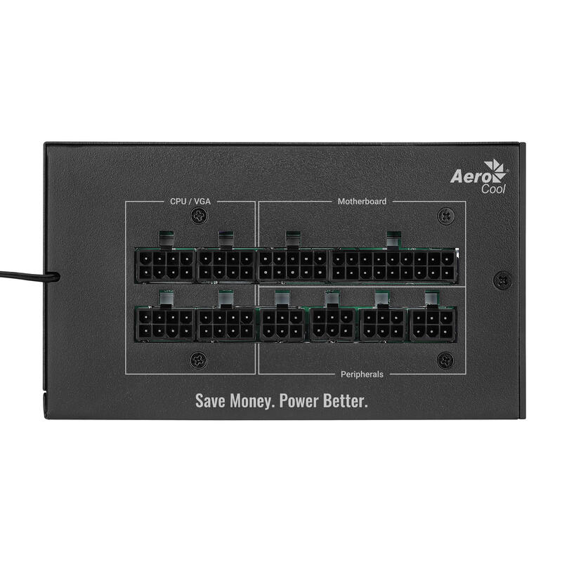 Fuente De Alimentación Aerocool Mirage Gold 650m 650w Ventilador 12cm 80 Plus Gold