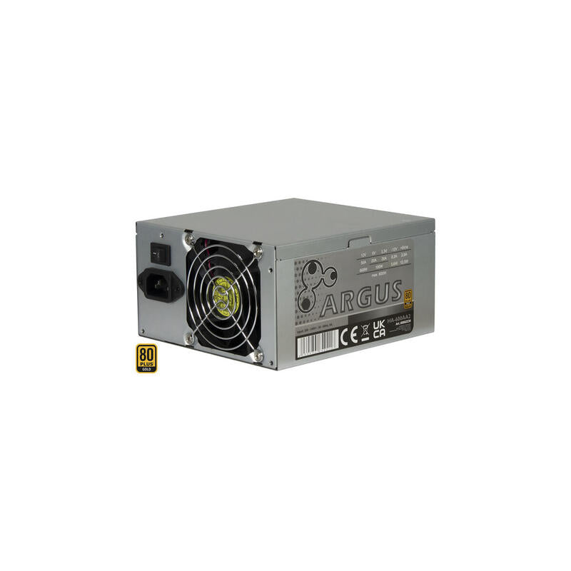 Fuente De Alimentación Inter-Tech Ha-600aa2,  Plateada, 1x Pcie, 600 Vatios 88882239