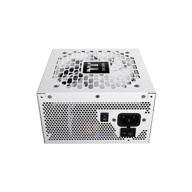 Fuente De Alimentación Thermaltake Toughpower Gt Snow 1000w  De Pc White, 1x Gpu De Alta Potencia De 12 Pines, 5x Pcie, Gestión De Cables, 1000 Vatios Ps-Tpt-1000fnfage-W