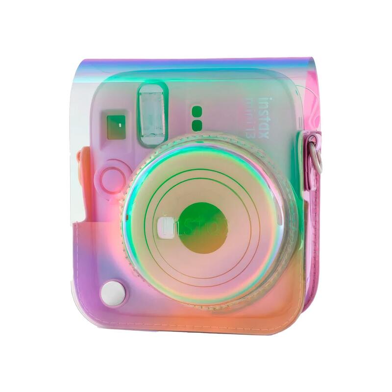 Fujifilm Funda Instax Mini 13 Iridescent Funda De Cámara Con Correa Ajustable