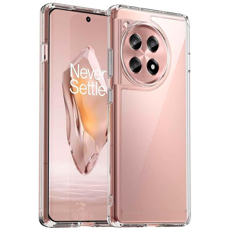 Funda Antigolpes Premium Para Oneplus 12r 5g Acrílico Anti-Amarillo Transparente