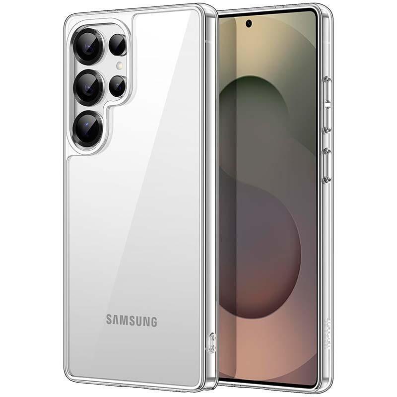 Funda Antigolpes Premium Para Samsung Galaxy S25 Ultra 5g Acrílico Anti-Amarillo Transparente