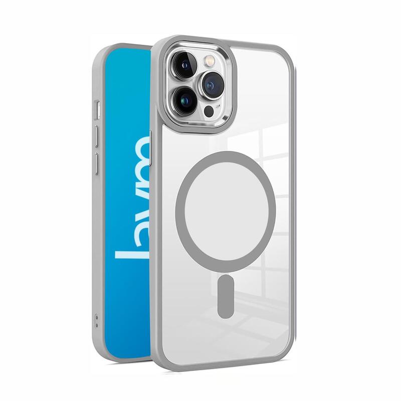 Funda Bumper Compatible Magsafe Para Iphone 16 - Gris - Jaym®