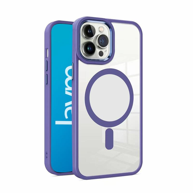 Funda Bumper Compatible Magsafe Para Iphone 16 Plus - Violeta - Jaym®