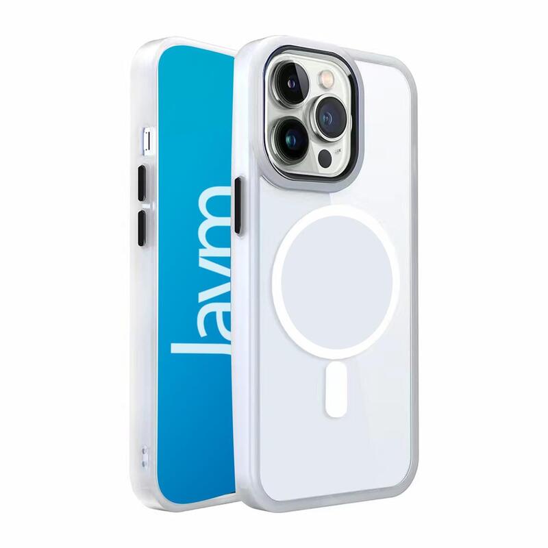 Funda Bumper Compatible Magsafe Para Iphone 16 Pro - Blanco - Jaym®