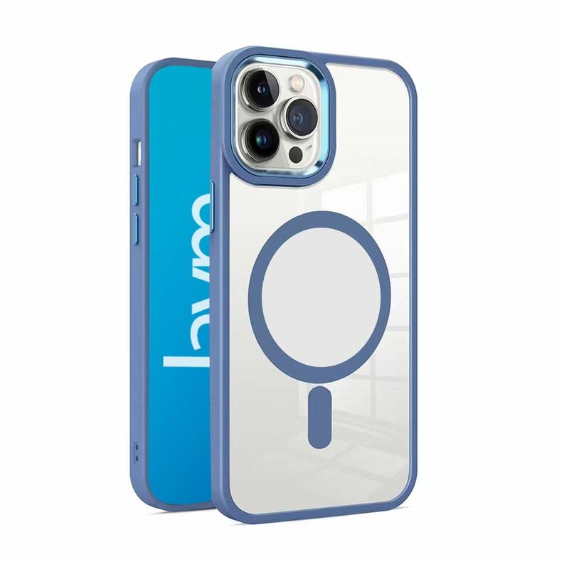 Funda Bumper Compatible Magsafe Para Iphone 16 Pro Max - Azul - Jaym®