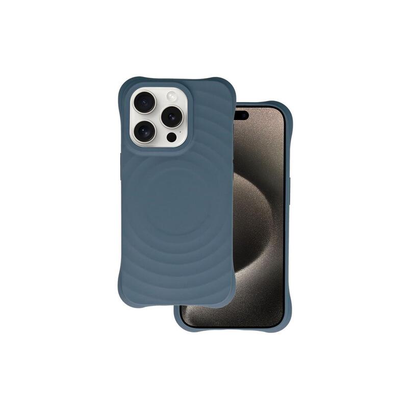 Funda Circle Compatible Magsafe Para Iphone 15 - Denim Blue - Jaym®