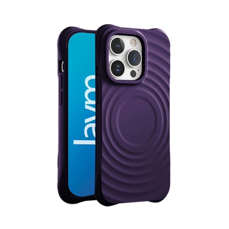 Funda Circle Compatible Magsafe Para Iphone 15 - Violeta - Jaym®