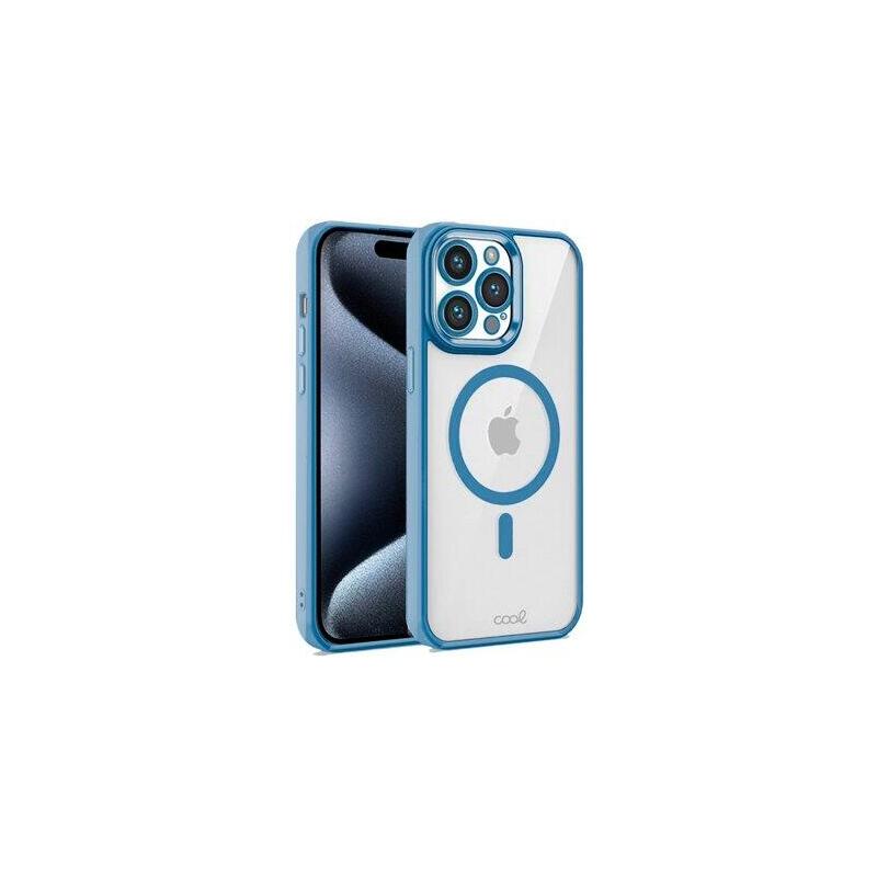 Funda Cool Iphone 16 Pro Magnetica Celeste