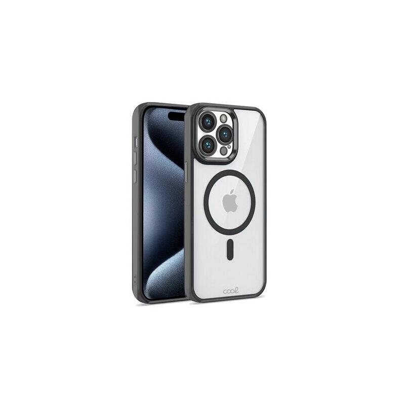 Funda Cool Iphone 16 Pro Magnetica Negro