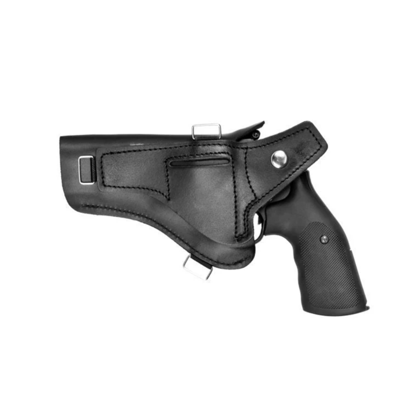 Funda De Cuero Para Revólver Zoraki K6l Con Cañón De  4,5"