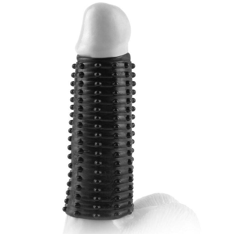 Funda De Pene Placer Mágico Fantasy X-Tensions   - Color Negro