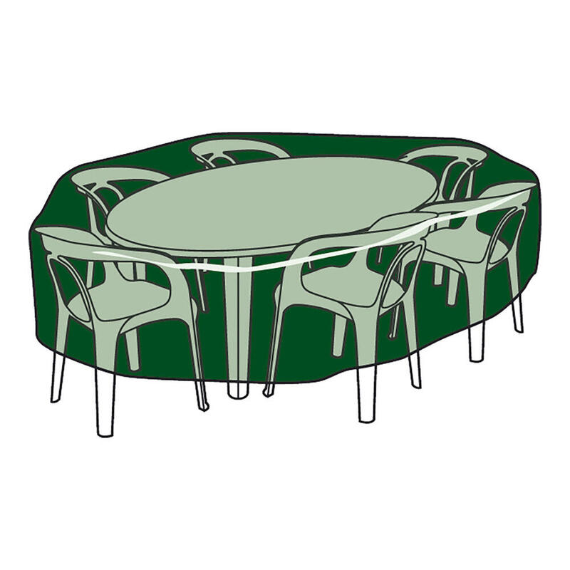 Funda De Protección. Cubre Mesa Y Sillas Ø325x90cm 100gr/M²
