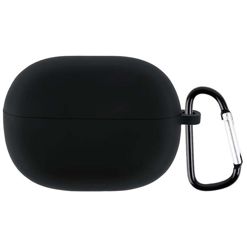 Funda De Silicona Con Mosquetón Para Xiaomi Redmi Buds 3 Lite Negro