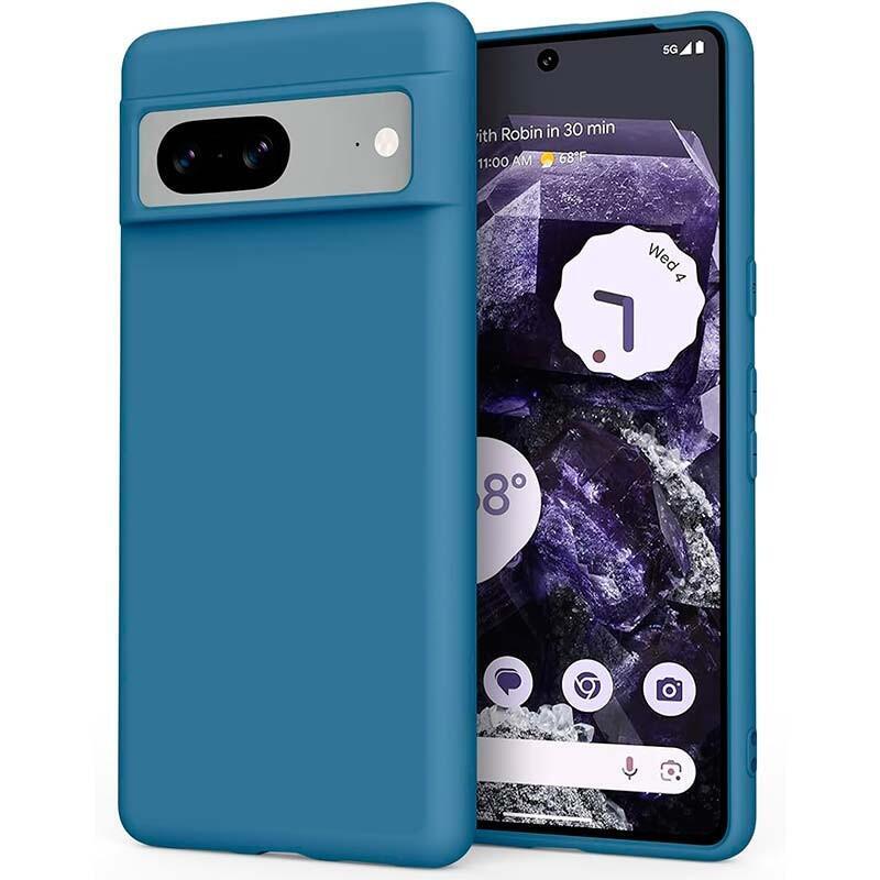 Funda De Silicona Google Pixel 8 Azul