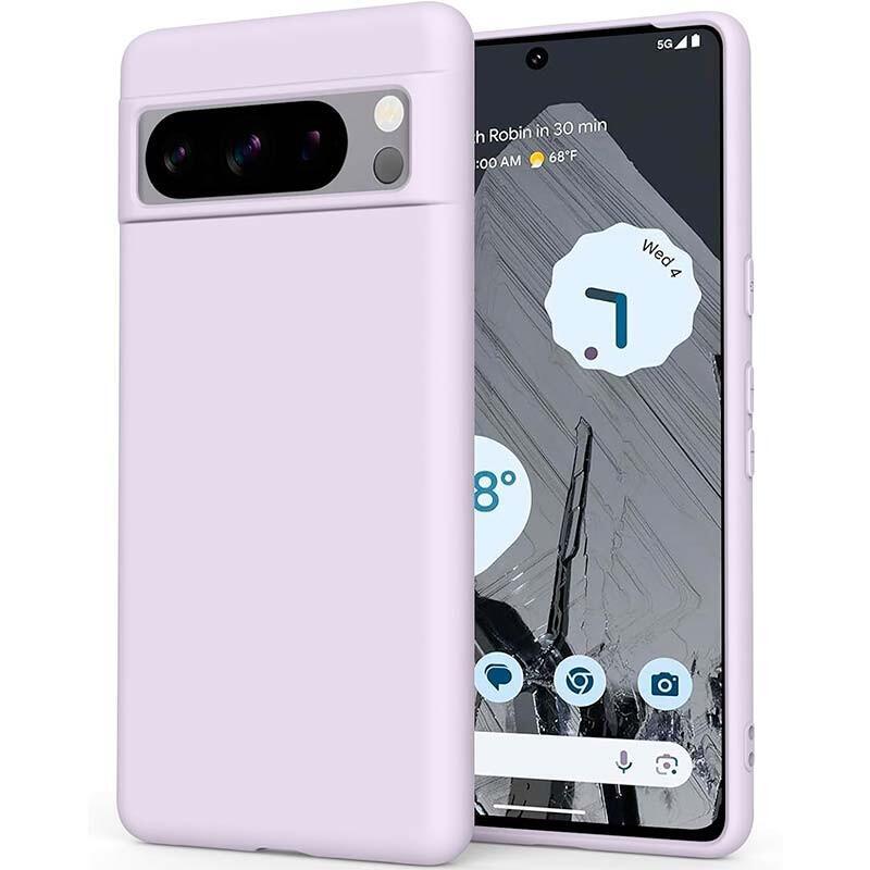 Funda De Silicona Google Pixel 8 Pro Lavanda