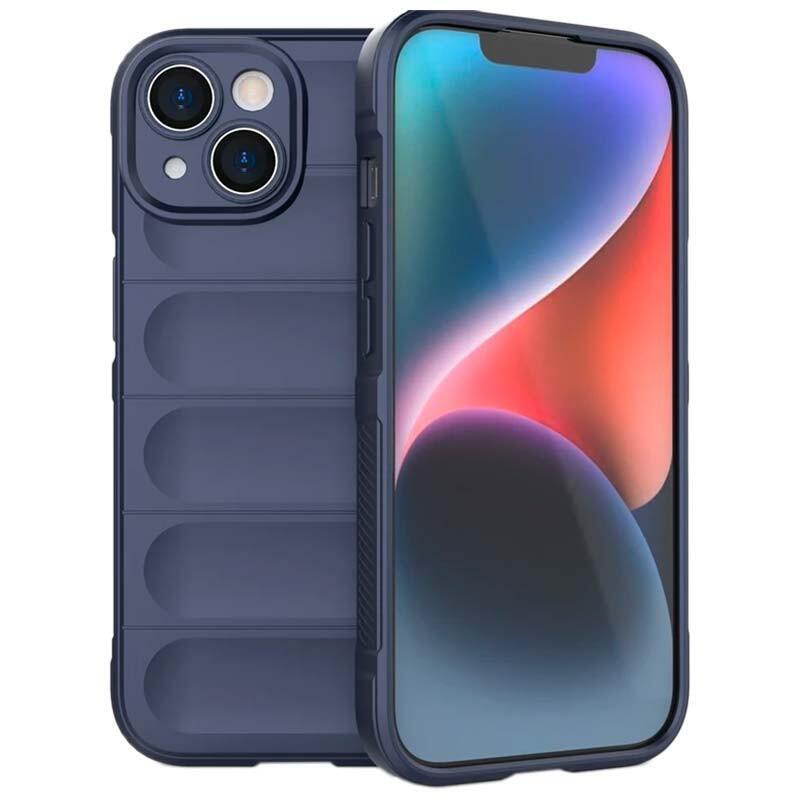 Funda De Silicona Wave Iphone 15 Azul Oscuro