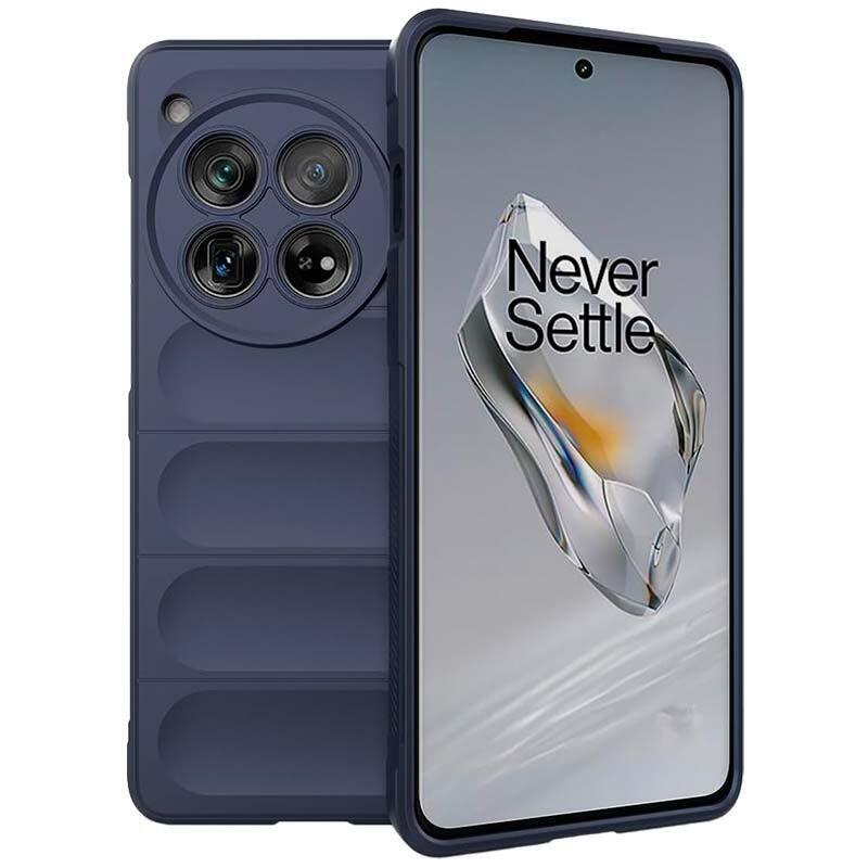 Funda De Silicona Wave Oneplus 12 Azul Oscuro