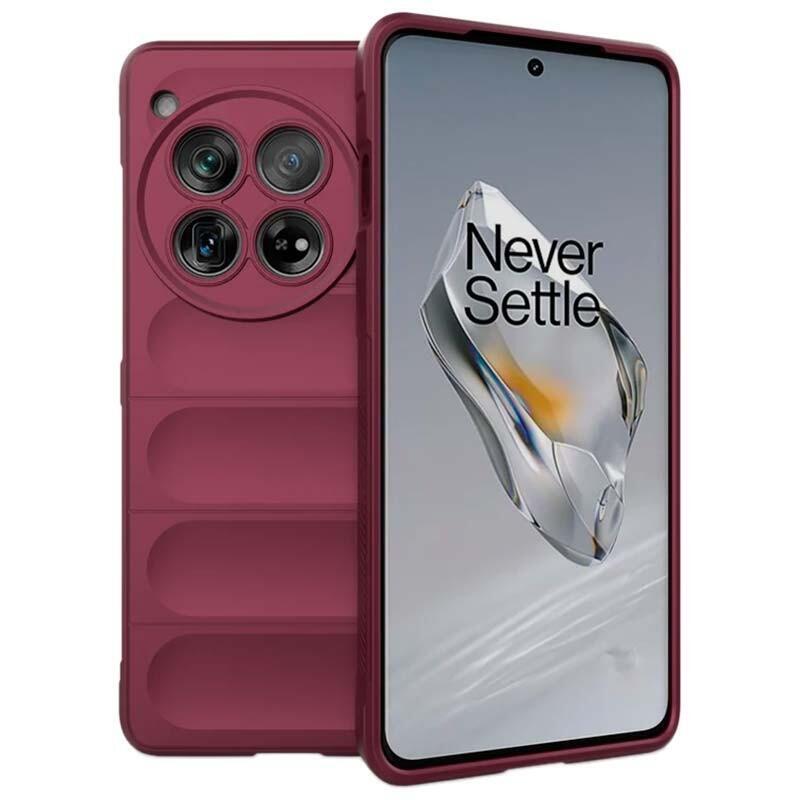 Funda De Silicona Wave Oneplus 12 Borgoña