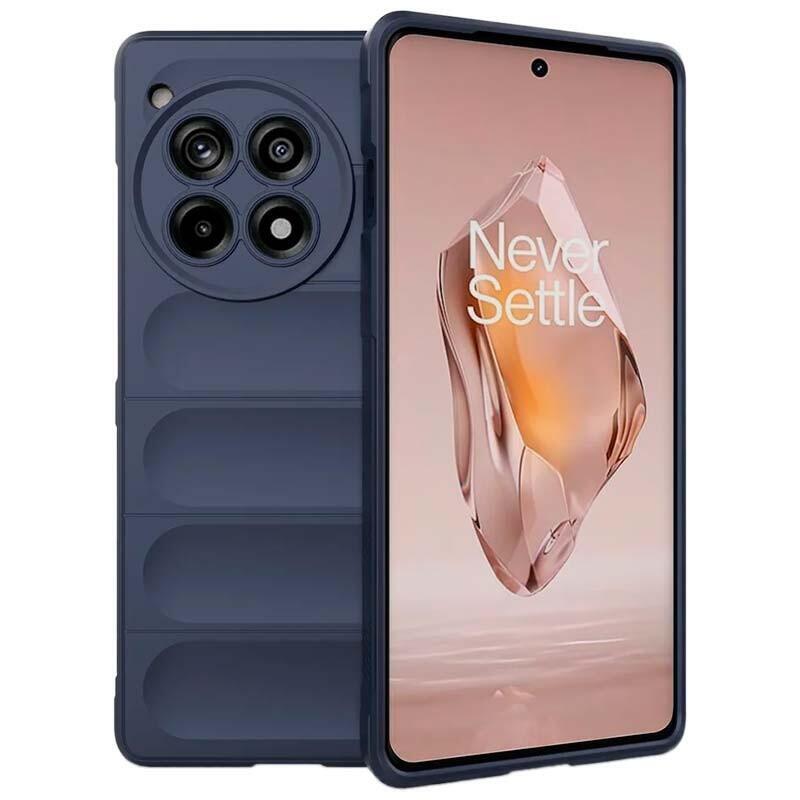 Funda De Silicona Wave Oneplus 12r Azul Oscuro