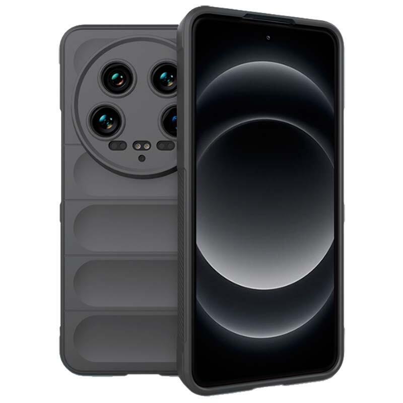Funda De Silicona Wave Xiaomi 14 Ultra Gris Oscuro