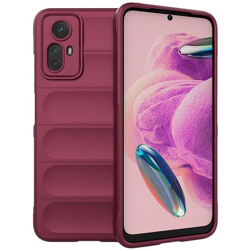 Funda De Silicona Wave Xiaomi Redmi Note 12s Borgoña