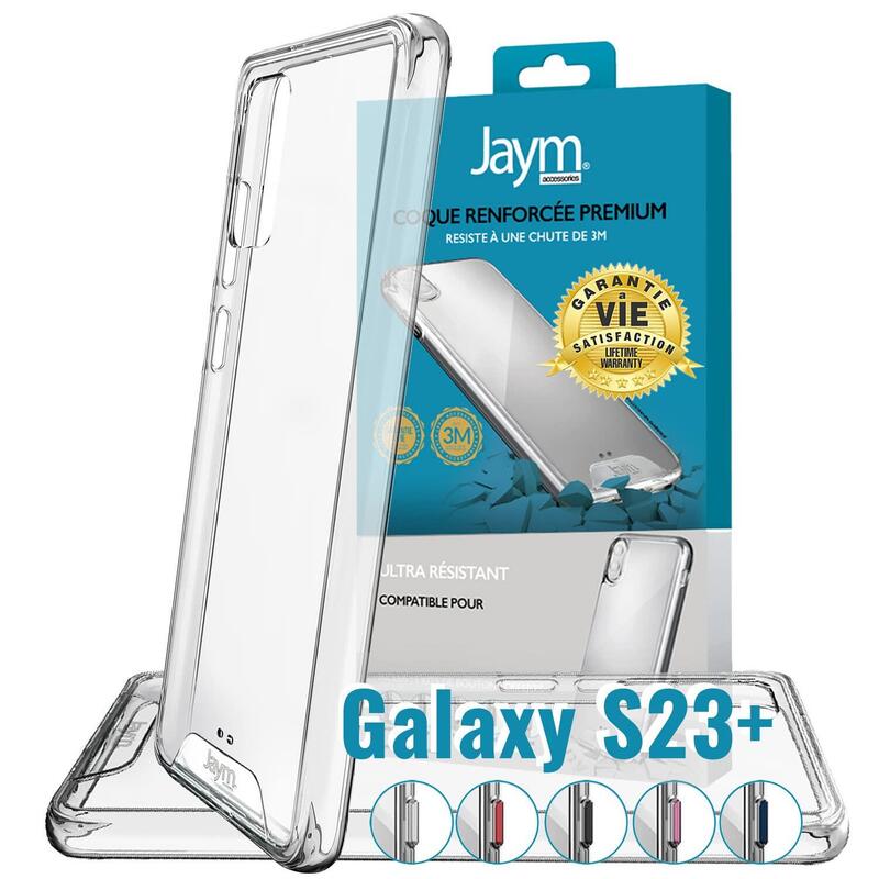 Funda Flexible Reforzada Drop-Test 3 Metros *Garantía De Por Vida* Para Samsung Galaxy S23 Plus - Jaym®**