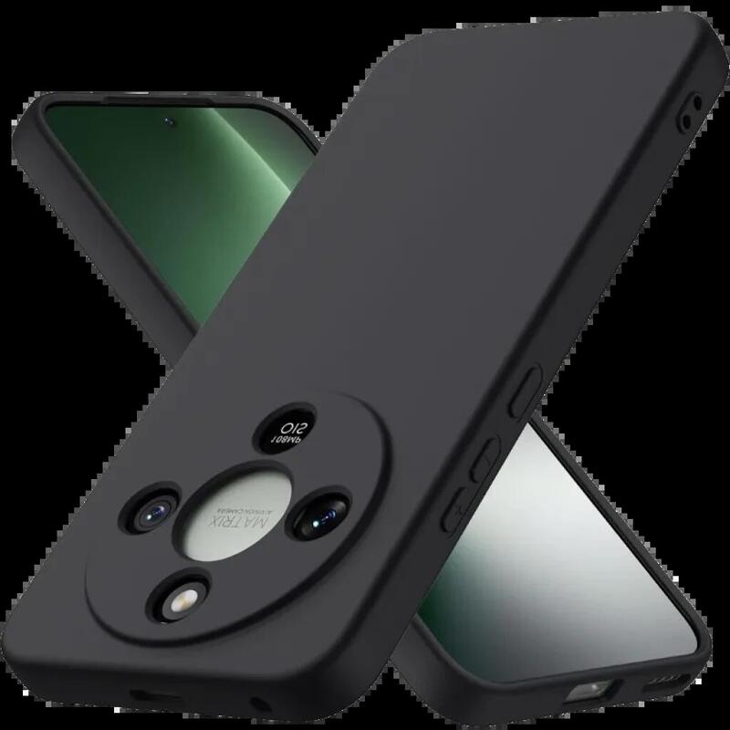 Funda Honor Magic8 Lite  5g Square Liquid Premium Negro