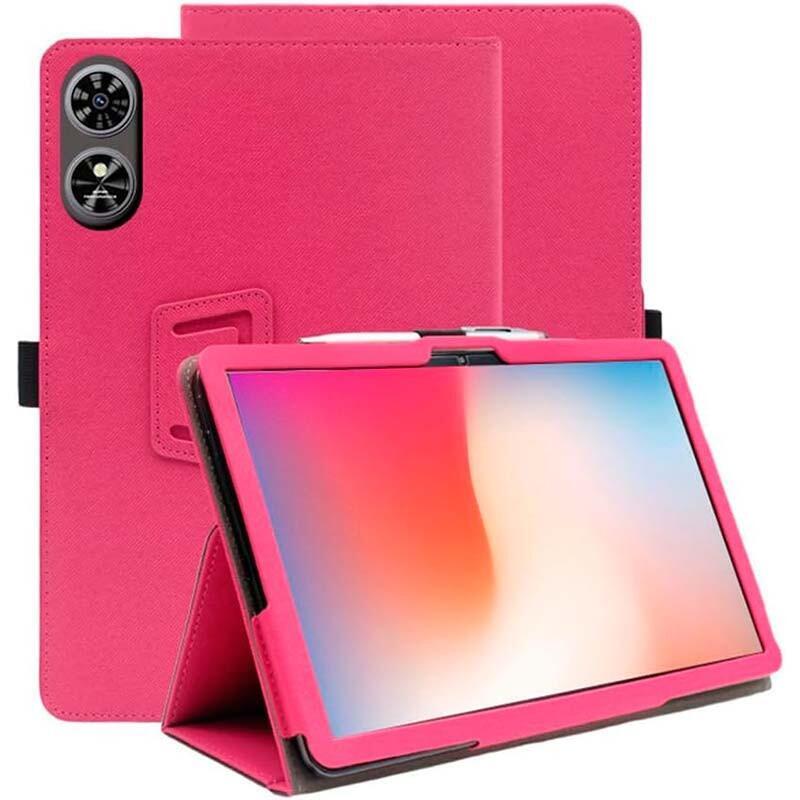 Funda Inteligente De Pu Oukitel Ot6 / Ot6 Kids Con Soporte Rosa