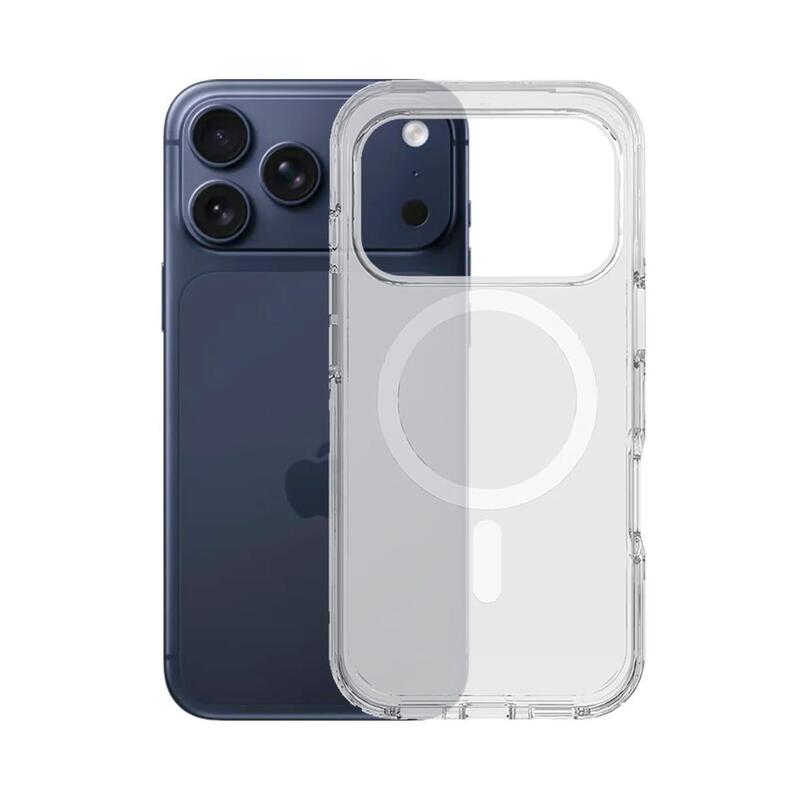 Jc Trasera De Silicona Transparente Compatible Con Magsafe Apple Iphone 17 Pro Max