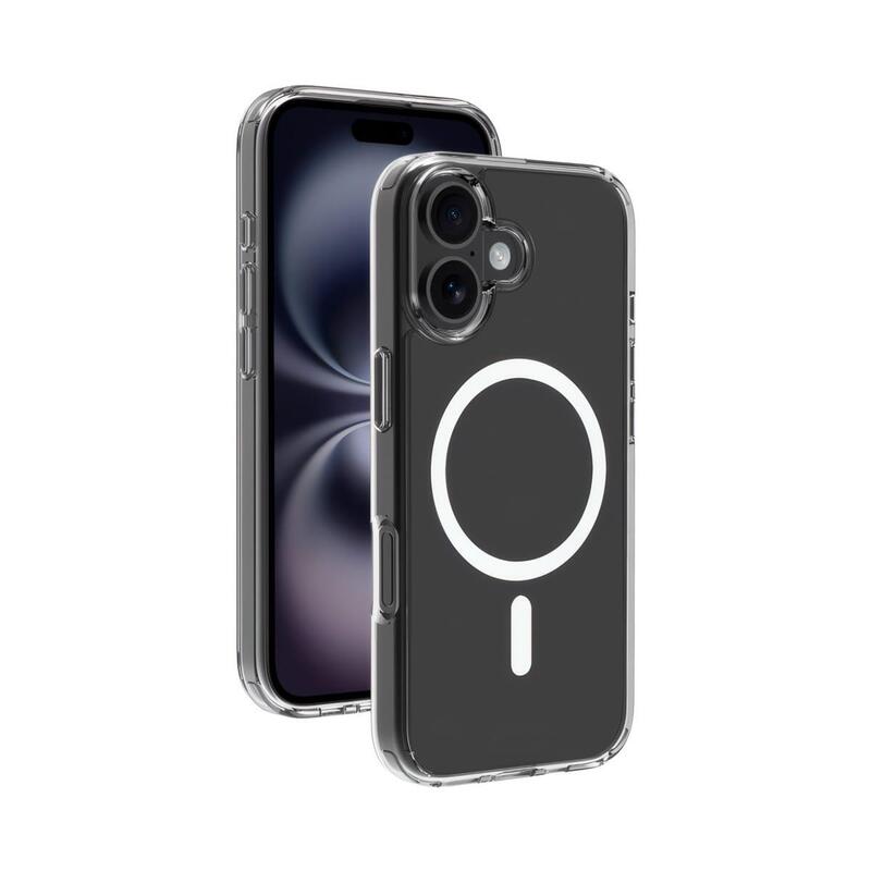 Jc Trasera De Silicona Transparente Compatible Con Magsafe Apple Iphone 17