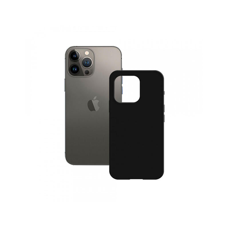 Funda Ksix Trasera Semi Rígida Negra  Iphone 14 Pro Max
