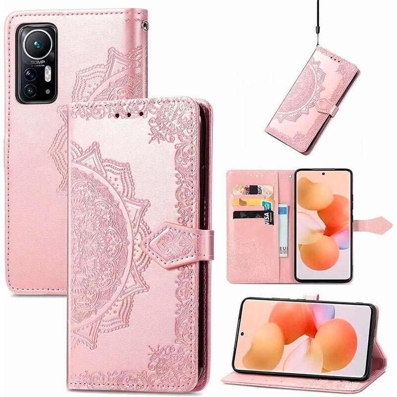 Funda Libro Mandala Xiaomi 12 / 12x Rosa