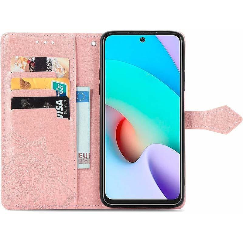 Funda Libro Mandala Xiaomi Redmi 10 / Redmi 10 2022 Rosa