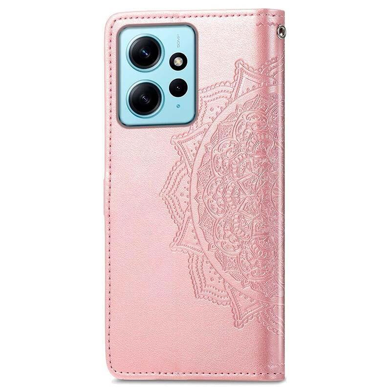 Funda Libro Mandala Xiaomi Redmi Note 12 4g Rosa