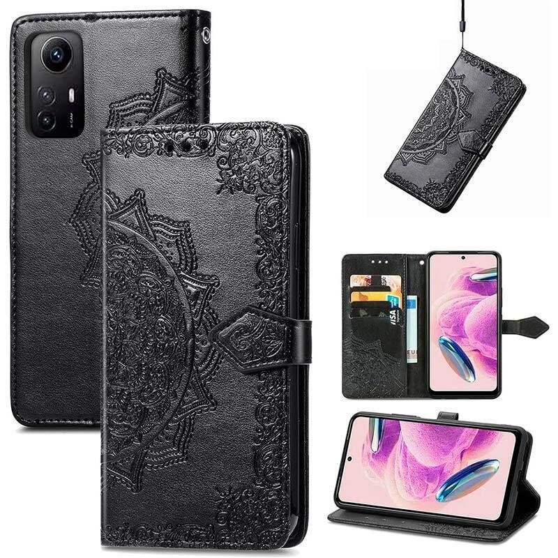 Funda Libro Mandala Xiaomi Redmi Note 12s Negro