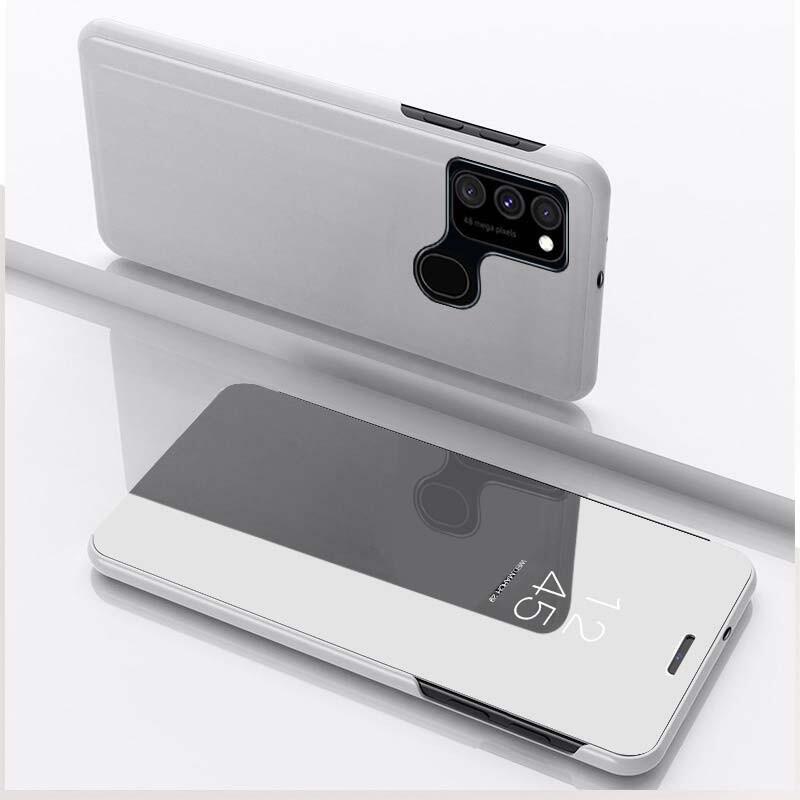 Funda Libro Smart Mirror Samsung Galaxy A21s A217 (Plata)
