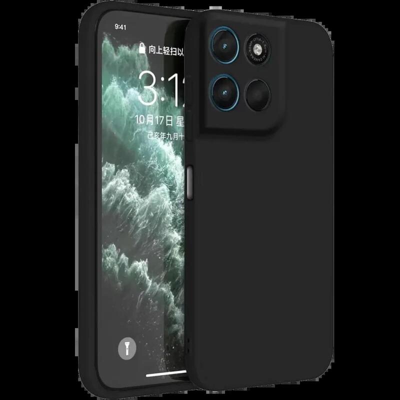 Funda Motorola G57 Power  Square Liquid Premium Negro