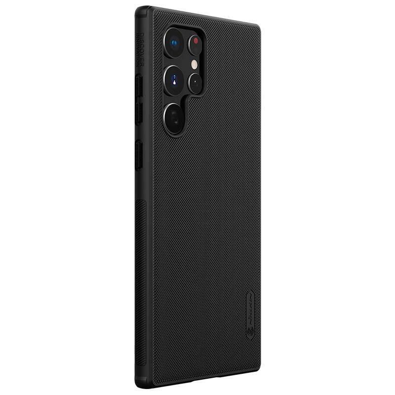 Funda  Nillkin De Goma Frosted Pro Samsung Galaxy S22 Ultra Negro